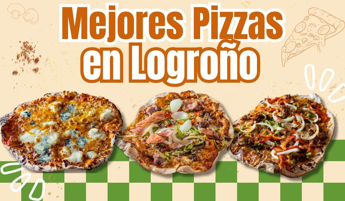 Tres pizzas caseras de masa fina con cuatro quesos, beicon y verduras