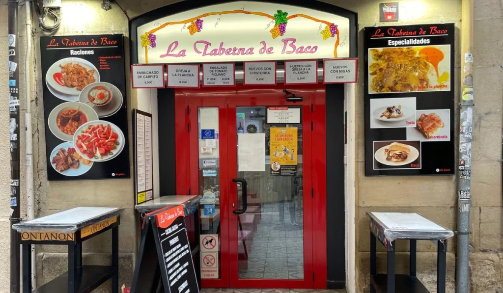 la taberna de baco logroño